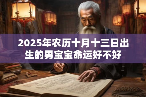2025年农历十月十三日出生的男宝宝命运好不好