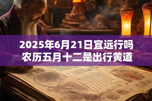 2025年6月21日宜远行吗 农历五月十二是出行黄道吉日吗