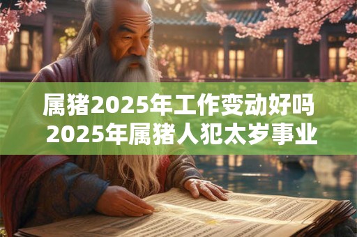 属猪2025年工作变动好吗 2025年属猪人犯太岁事业运