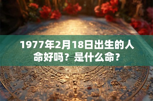 1977年2月18日出生的人命好吗？是什么命？
