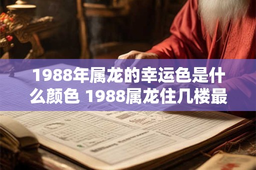 1988年属龙的幸运色是什么颜色 1988属龙住几楼最吉利