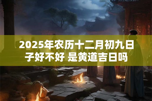 2025年农历十二月初九日子好不好 是黄道吉日吗
