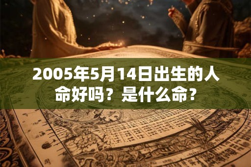 2005年5月14日出生的人命好吗？是什么命？