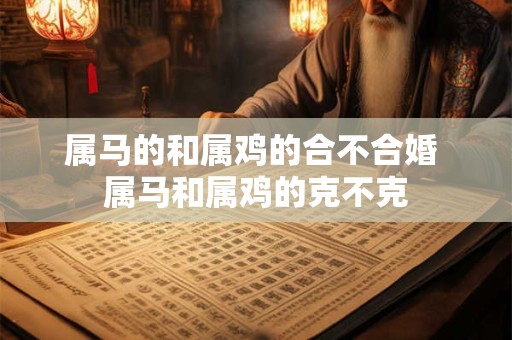 属马的和属鸡的合不合婚 属马和属鸡的克不克