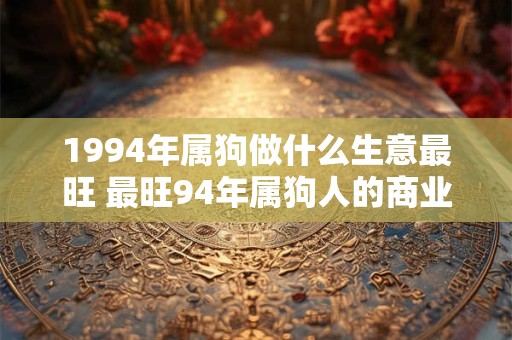 1994年属狗做什么生意最旺 最旺94年属狗人的商业领域