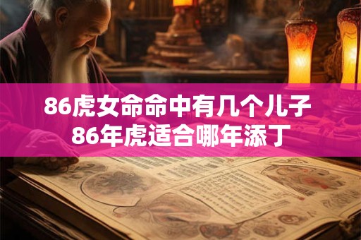 86虎女命命中有几个儿子 86年虎适合哪年添丁