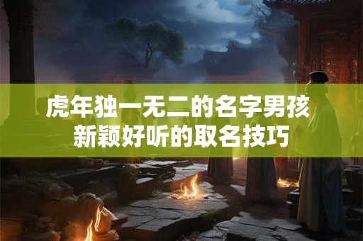 虎年独一无二的名字男孩 新颖好听的取名技巧