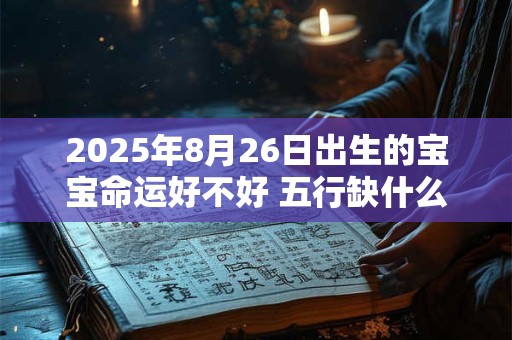 2025年8月26日出生的宝宝命运好不好 五行缺什么