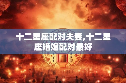 十二星座配对夫妻,十二星座婚姻配对最好