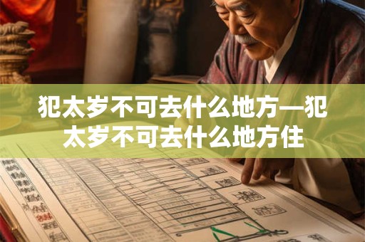 犯太岁不可去什么地方—犯太岁不可去什么地方住