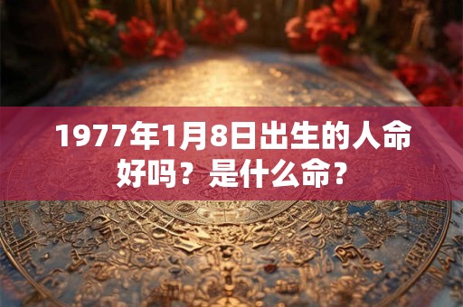 1977年1月8日出生的人命好吗？是什么命？