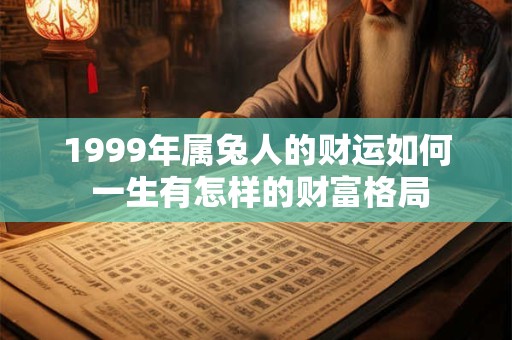 1999年属兔人的财运如何 一生有怎样的财富格局