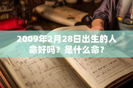 2009年2月28日出生的人命好吗？是什么命？