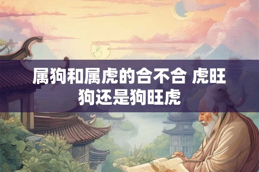 属狗和属虎的合不合 虎旺狗还是狗旺虎