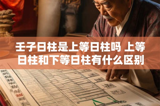 壬子日柱是上等日柱吗 上等日柱和下等日柱有什么区别
