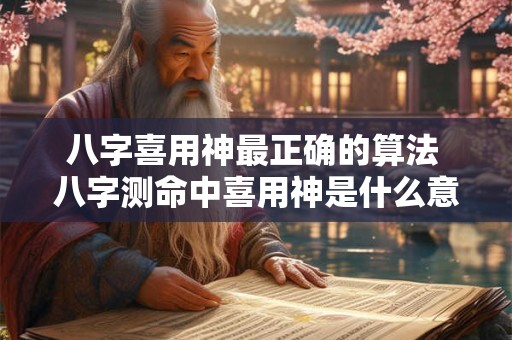 八字喜用神最正确的算法 八字测命中喜用神是什么意思