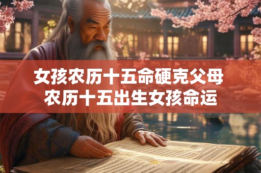 女孩农历十五命硬克父母 农历十五出生女孩命运