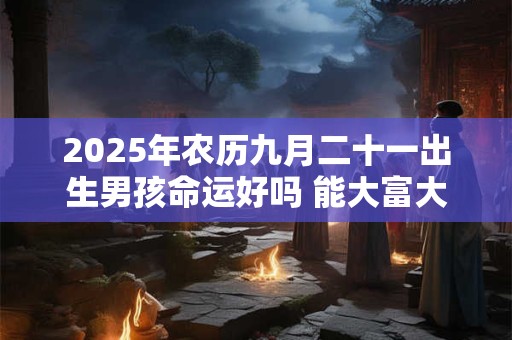 2025年农历九月二十一出生男孩命运好吗 能大富大贵吗