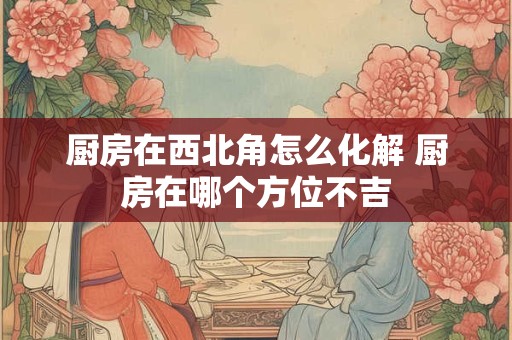 厨房在西北角怎么化解 厨房在哪个方位不吉 厨房在西北角怎么化解 厨房在哪个方位不吉