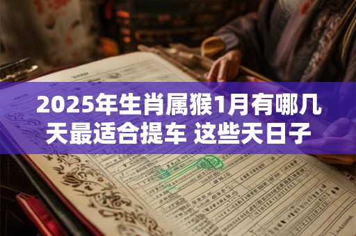 2026年生肖属猴1月有哪几天最适合提车 这些天日子吉利 2026年生肖属猴1月有哪几天最适合提车 这些天日子吉利