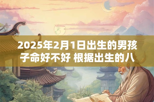 2025年2月1日出生的男孩子命好不好 根据出生的八字取名字