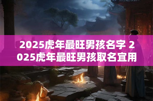 2025虎年最旺男孩名字 2025虎年最旺男孩取名宜用字