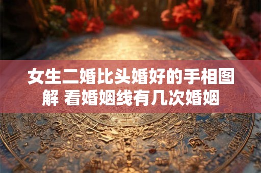 女生二婚比头婚好的手相图解 看婚姻线有几次婚姻