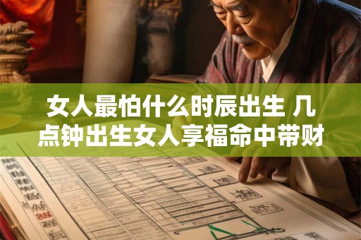 女人最怕什么时辰出生 几点钟出生女人享福命中带财 女人最怕什么时辰出生 几点钟出生女人享福命中带财