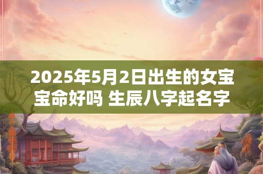 详细阅读:2025年5月2日出生的女宝宝命好吗 生辰八字起名字 2025年5月2日出生的女宝宝命好吗 生辰八字起名字