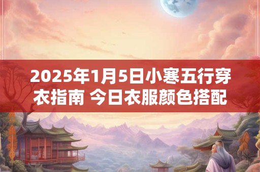 2025年1月5日小寒五行穿衣指南 今日衣服颜色搭配