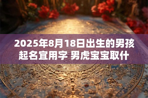 2025年8月18日出生的男孩起名宜用字 男虎宝宝取什么姓名好听