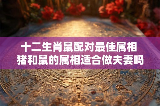 十二生肖鼠配对最佳属相 猪和鼠的属相适合做夫妻吗
