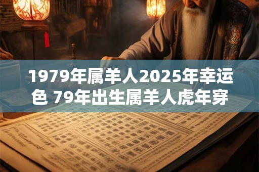 1979年属羊人2025年幸运色 79年出生属羊人虎年穿什么颜色衣服好