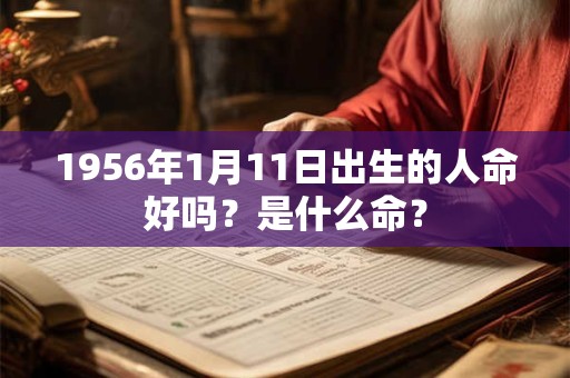 1956年1月11日出生的人命好吗？是什么命？