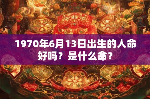 1970年6月13日出生的人命好吗？是什么命？