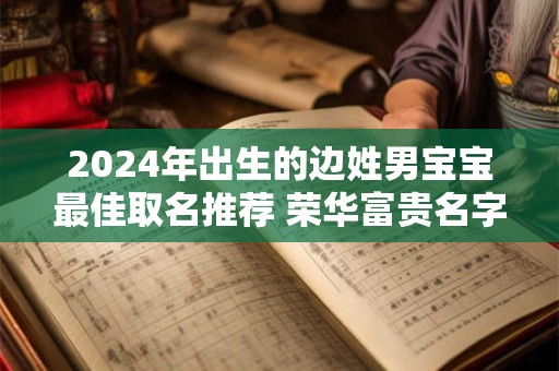 2024年出生的边姓男宝宝最佳取名推荐 荣华富贵名字示范