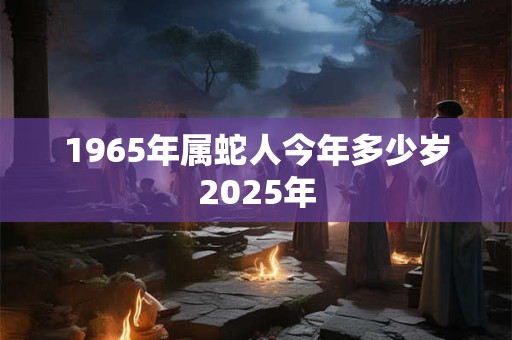 1965年属蛇人今年多少岁2025年