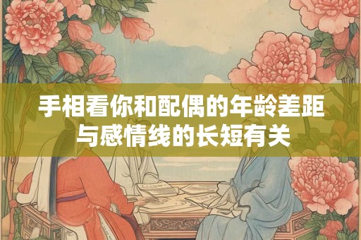手相看你和配偶的年龄差距 与感情线的长短有关