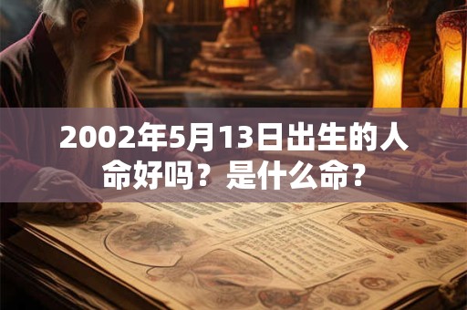 2002年5月13日出生的人命好吗？是什么命？
