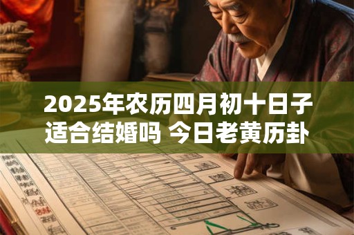 2025年农历四月初十日子适合结婚吗 今日老黄历卦象