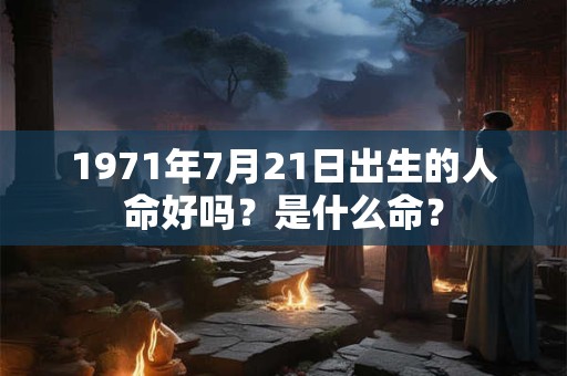 1971年7月21日出生的人命好吗？是什么命？