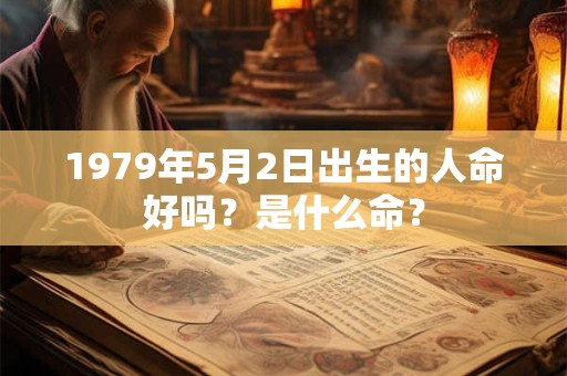 1979年5月2日出生的人命好吗？是什么命？