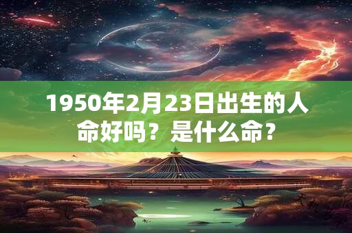 1950年2月23日出生的人命好吗？是什么命？