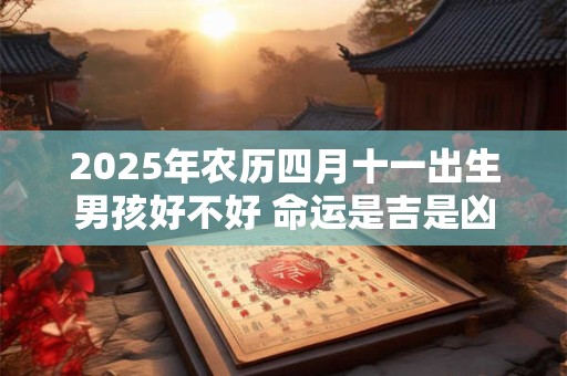 2025年农历四月十一出生男孩好不好 命运是吉是凶