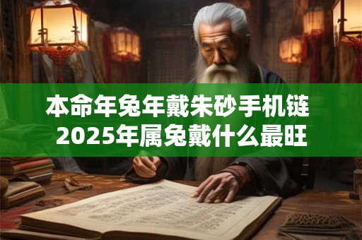 本命年兔年戴朱砂手机链 2025年属兔戴什么最旺