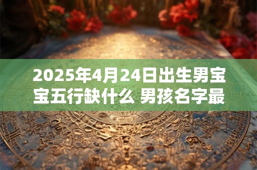 2025年4月24日出生男宝宝五行缺什么 男孩名字最新免费版