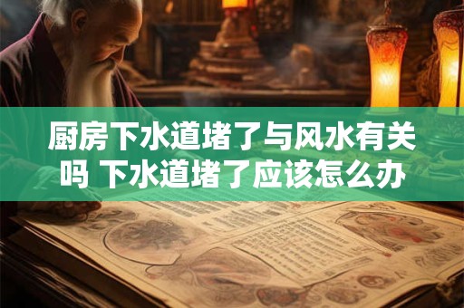 详细阅读:厨房下水道堵了与风水有关吗 下水道堵了应该怎么办 厨房下水道堵了与风水有关吗 下水道堵了应该怎么办