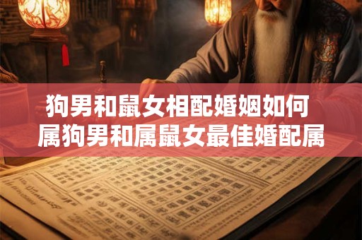狗男和鼠女相配婚姻如何 属狗男和属鼠女最佳婚配属相