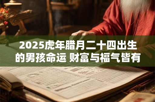 2025虎年腊月二十四出生的男孩命运 财富与福气皆有