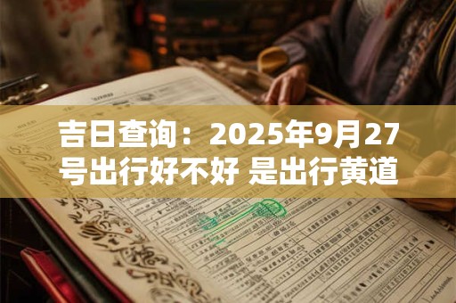吉日查询:2025年9月27号出行好不好 是出行黄道吉日吗 吉日查询:2025年9月27号出行好不好 是出行黄道吉日吗